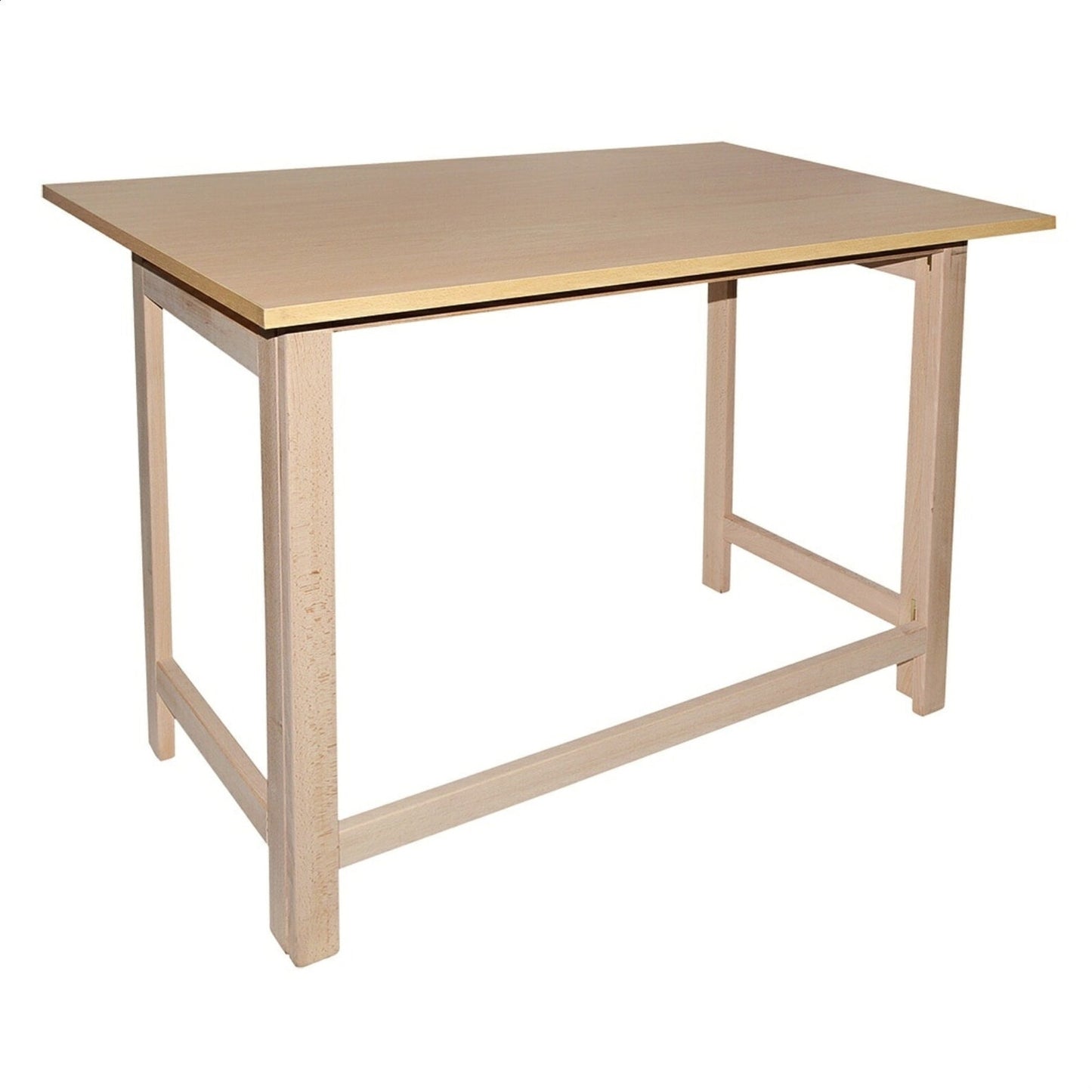 Tapa mesa plegable madera estructura sin barniz